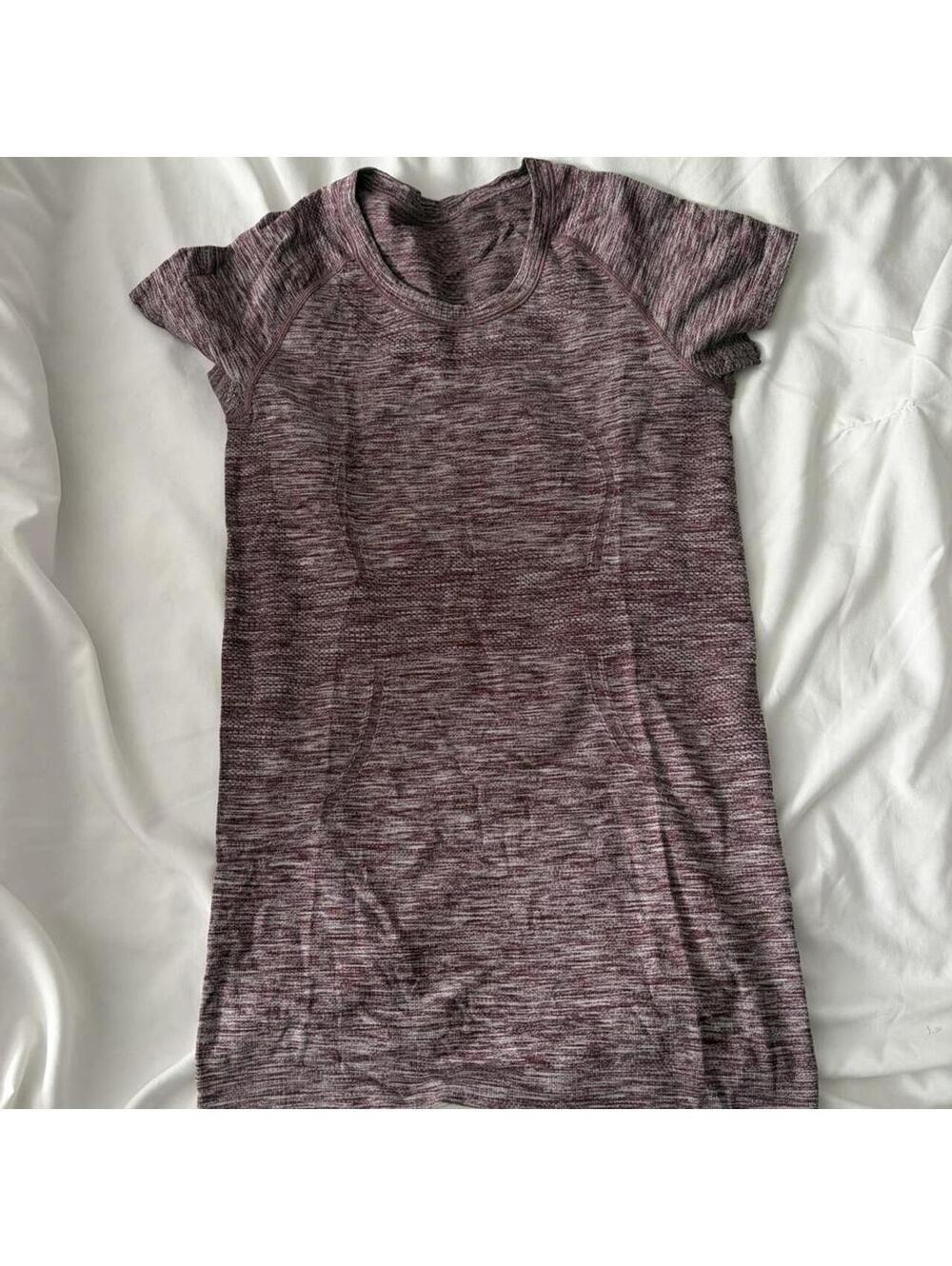 Lululemon Swiftly Tech short sleeve shirt in maroon